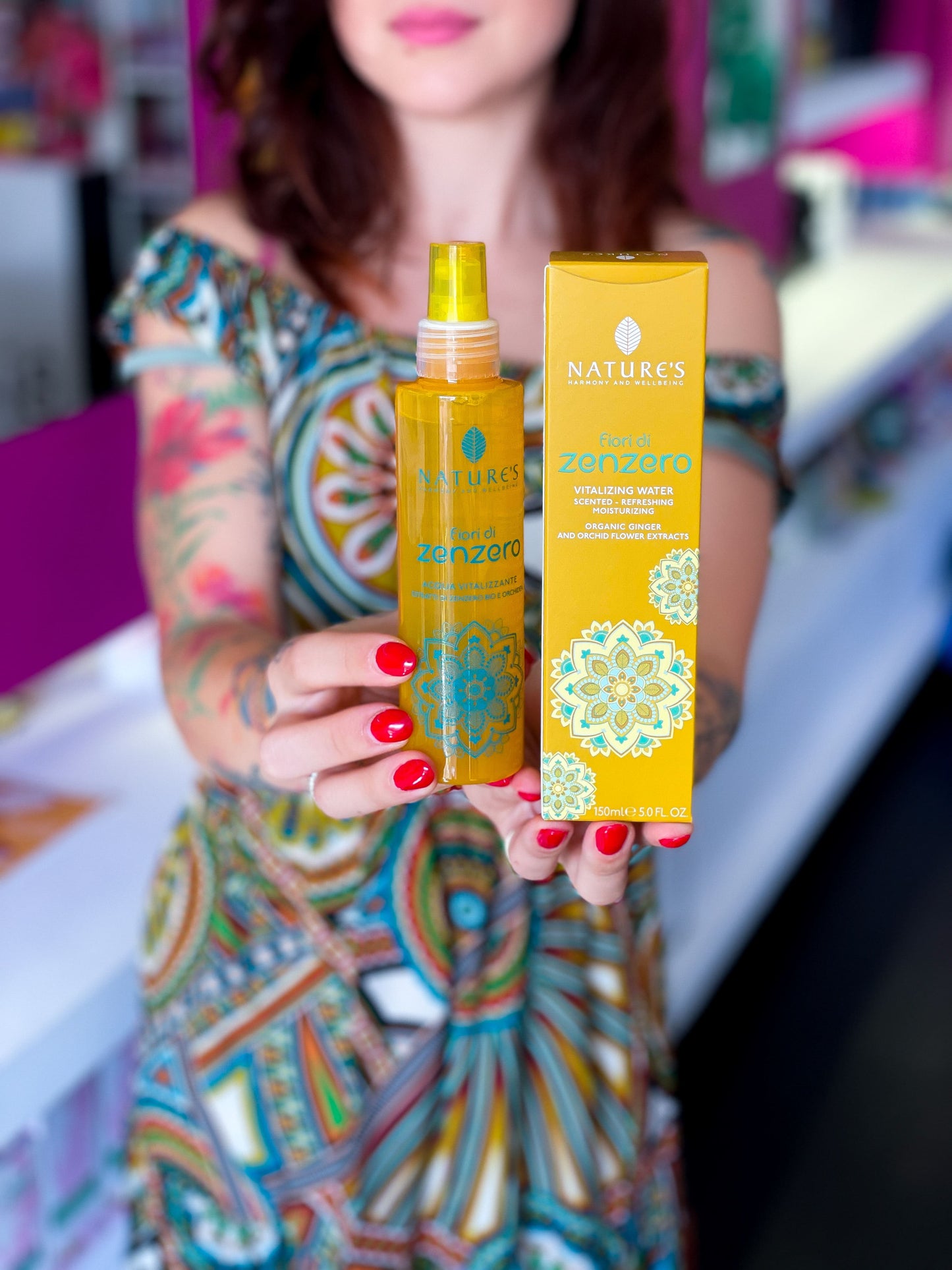 Nature's Acqua Vitalizzante Fiori di zenzero