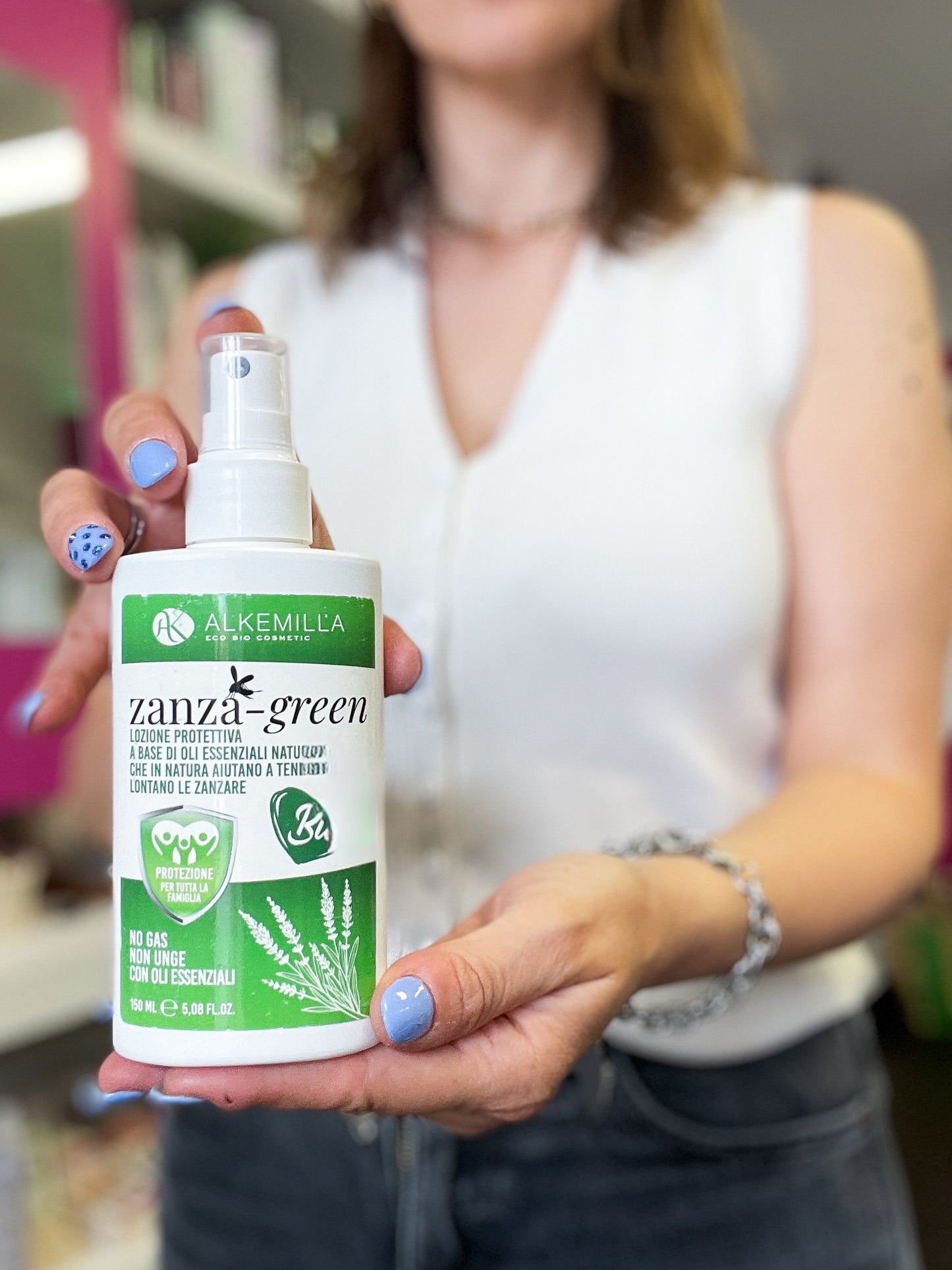 Alkemilla Lozione Protettiva Zanza Green