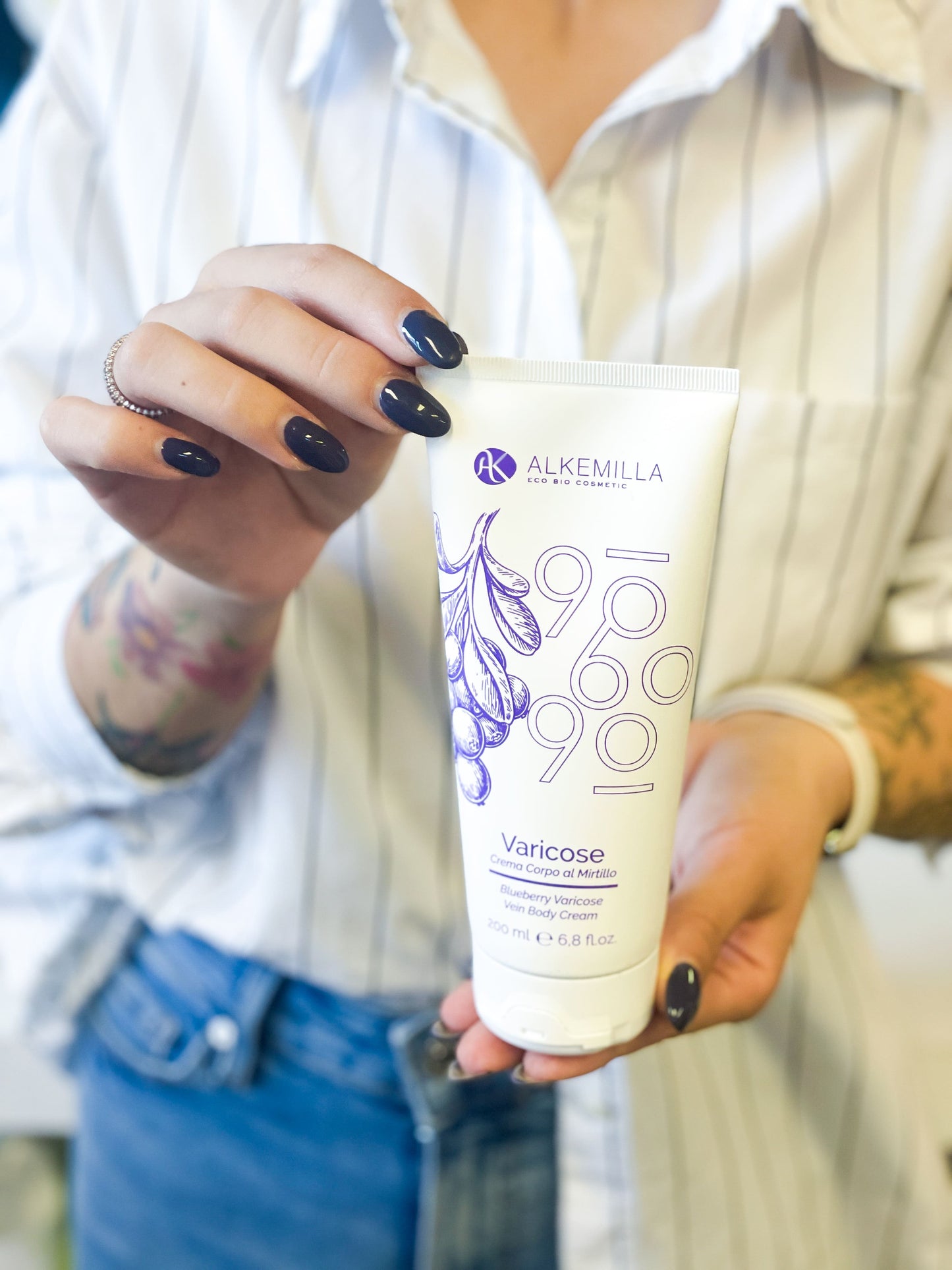 Alkemilla Crema Al Mirtillo Vene Varicose 90/60/90