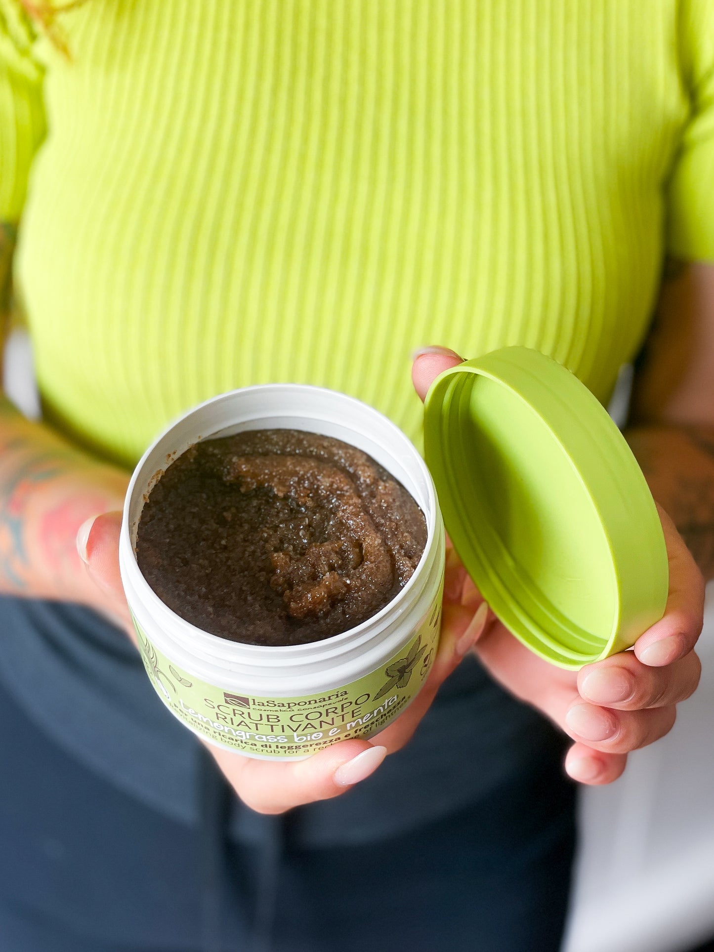 La Saponaria Scrub Lemongrass E Menta