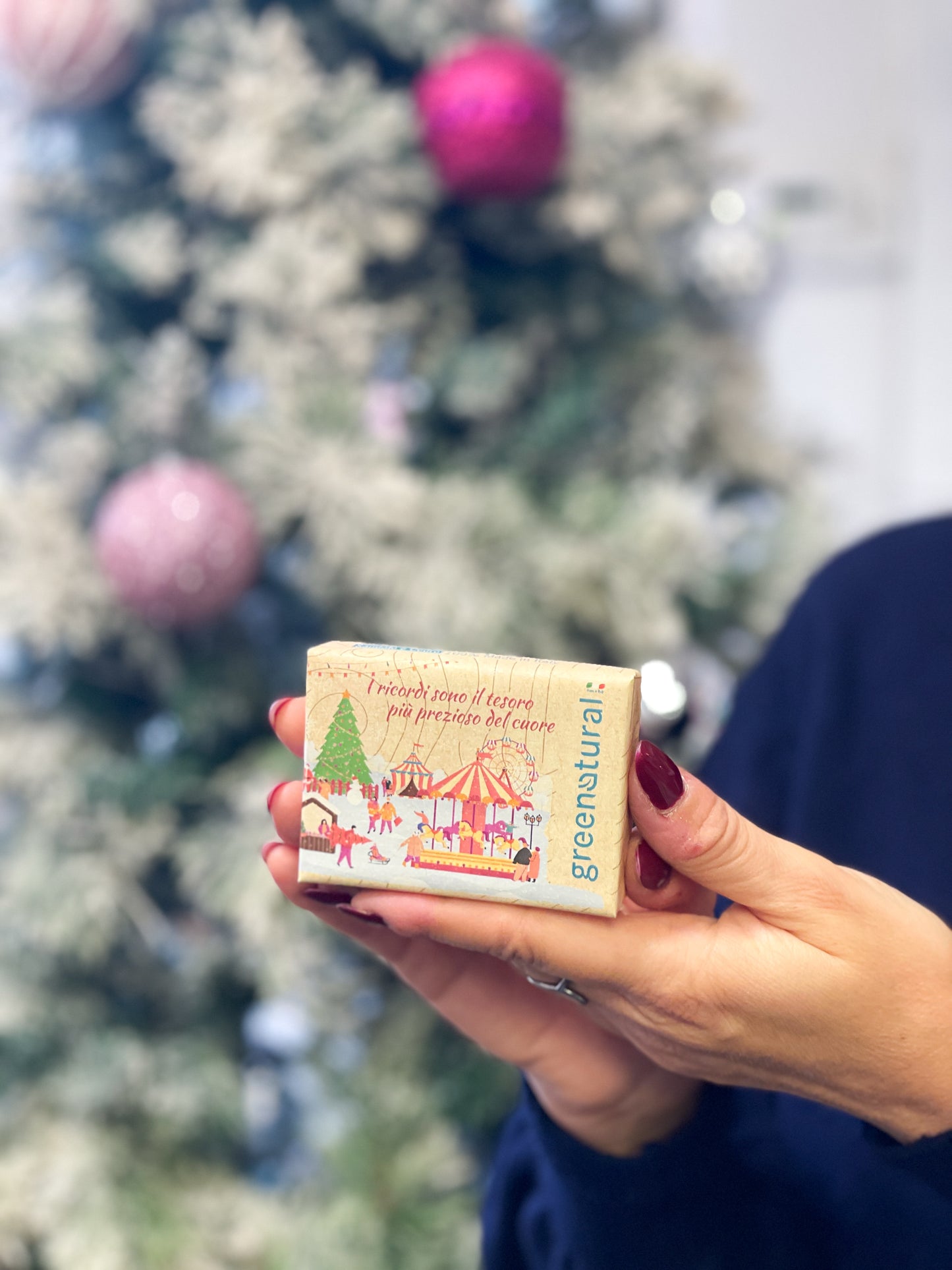 Greenatural Saponetta Giostra di Natale