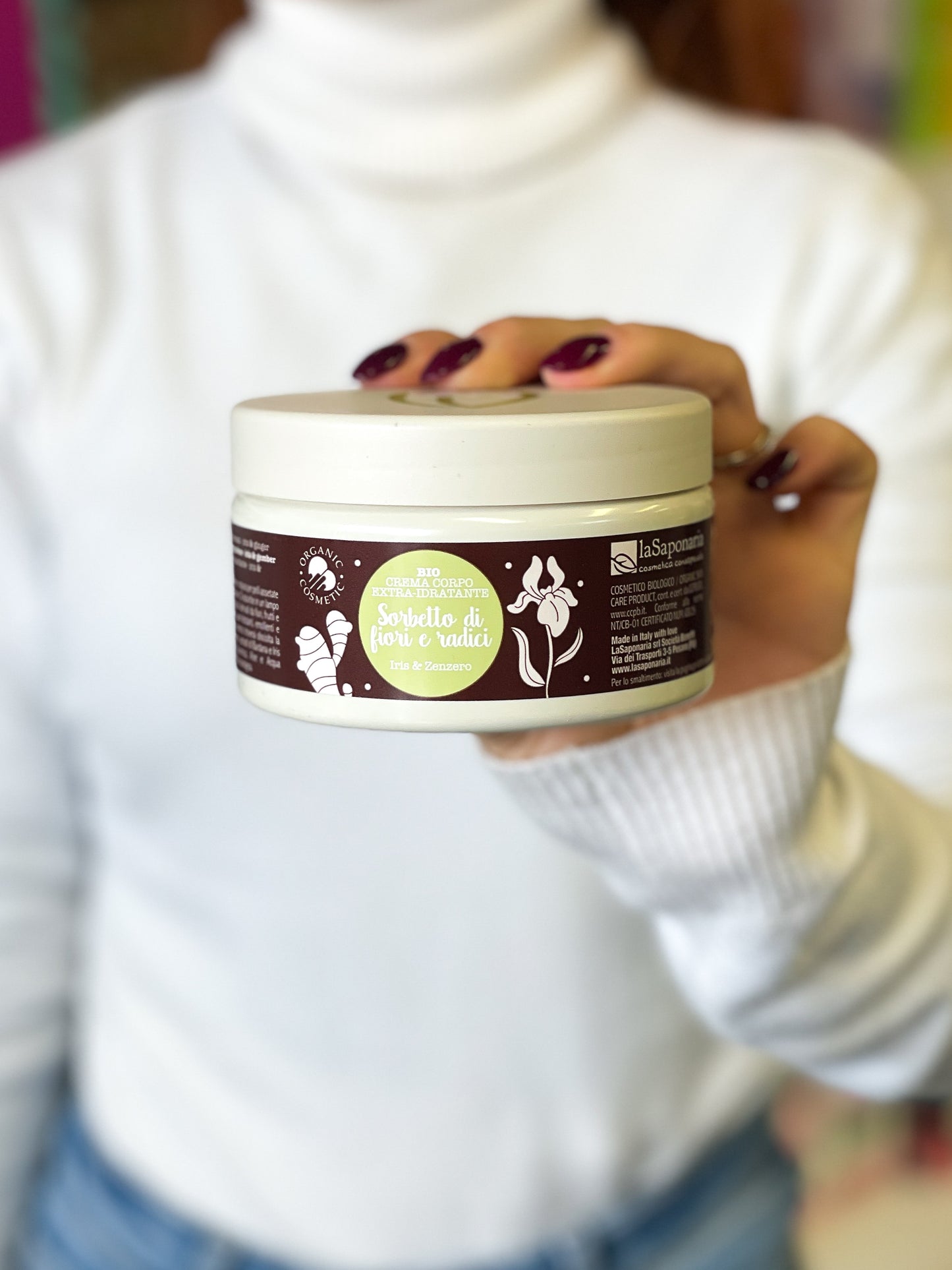 La Saponaria Crema Corpo Sorbetto Iris e Zenzero