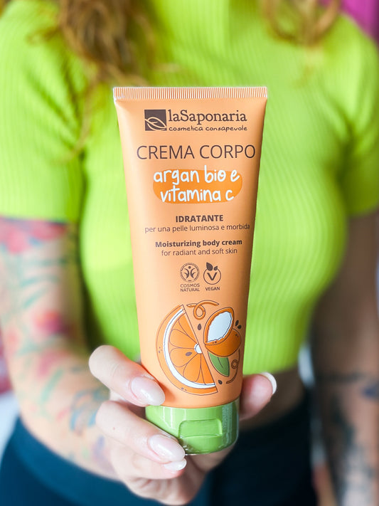 La Saponaria Crema Corpo Idratante – Argan Bio e Vitamina C