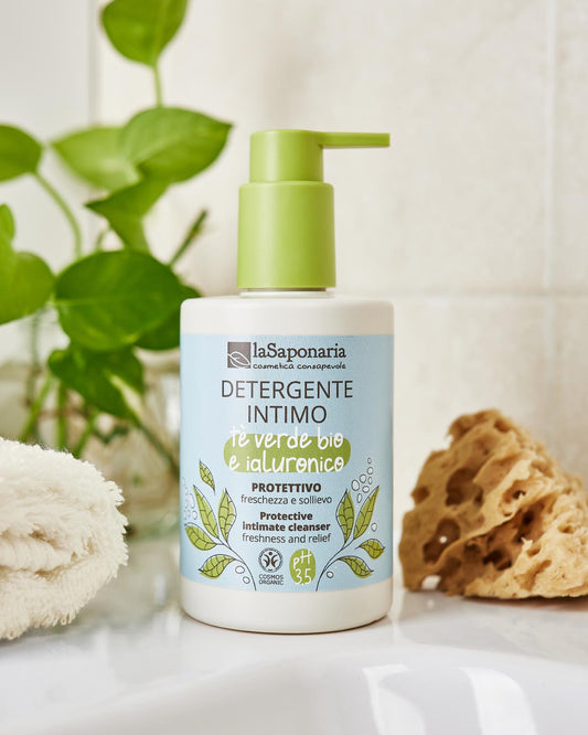 La Saponaria Detergente intimo Protettivo - Tè verde Bio & Ialuronico