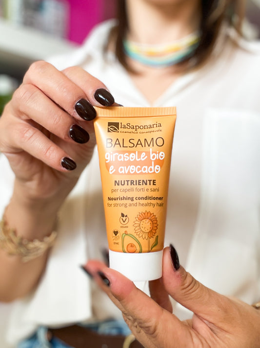La Saponaria | Travel Balsamo nutriente - Girasole bio e Avocado