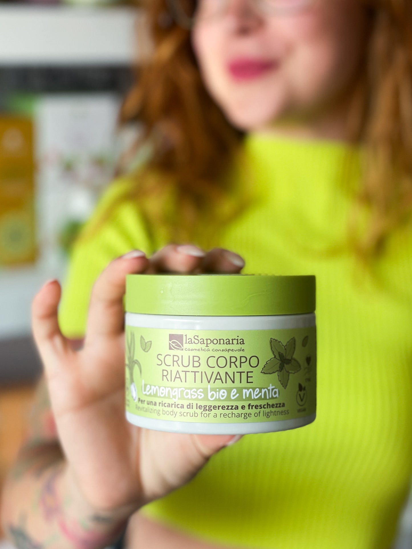 La Saponaria Scrub Lemongrass E Menta