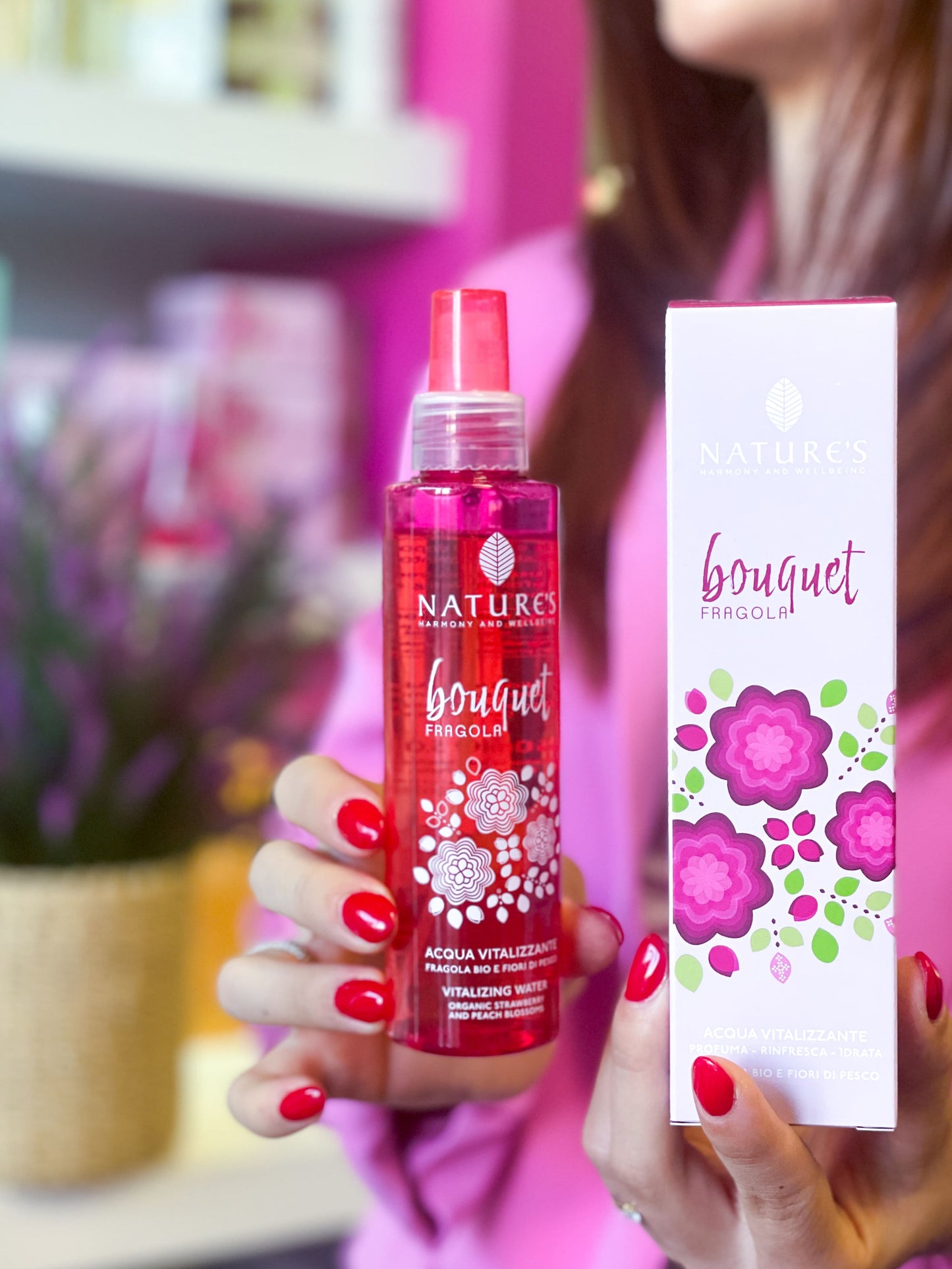 Nature's Bouquet Fragola Acqua Vitalizzante