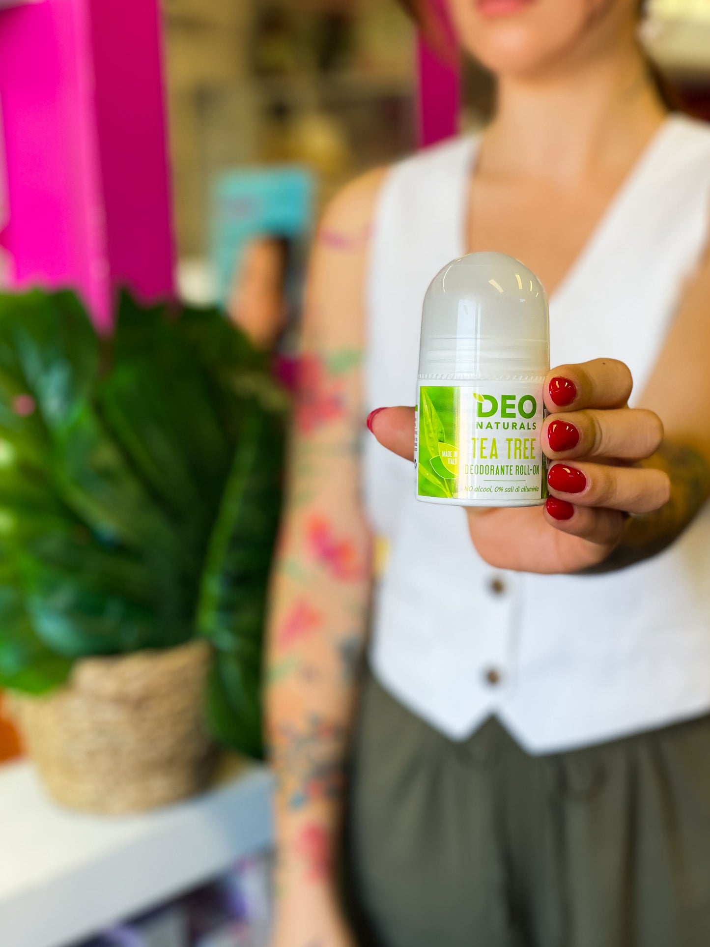 Optima Deo Natural Roll On - Tea Tree